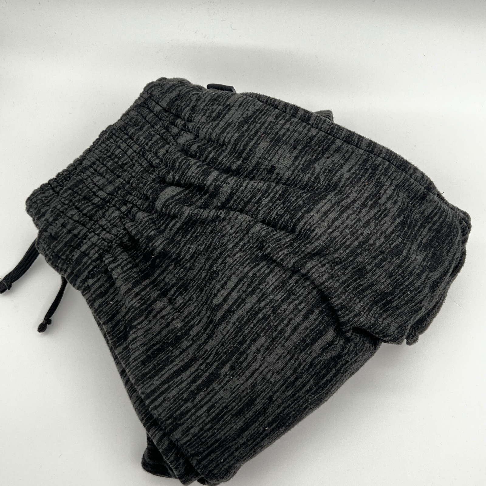Leg3nd Cargo Joggers Mens M Black Excellent Space Dye Fleece Pants Gym Run
